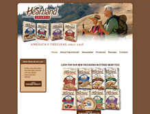 Tablet Screenshot of heartlandbrands.com